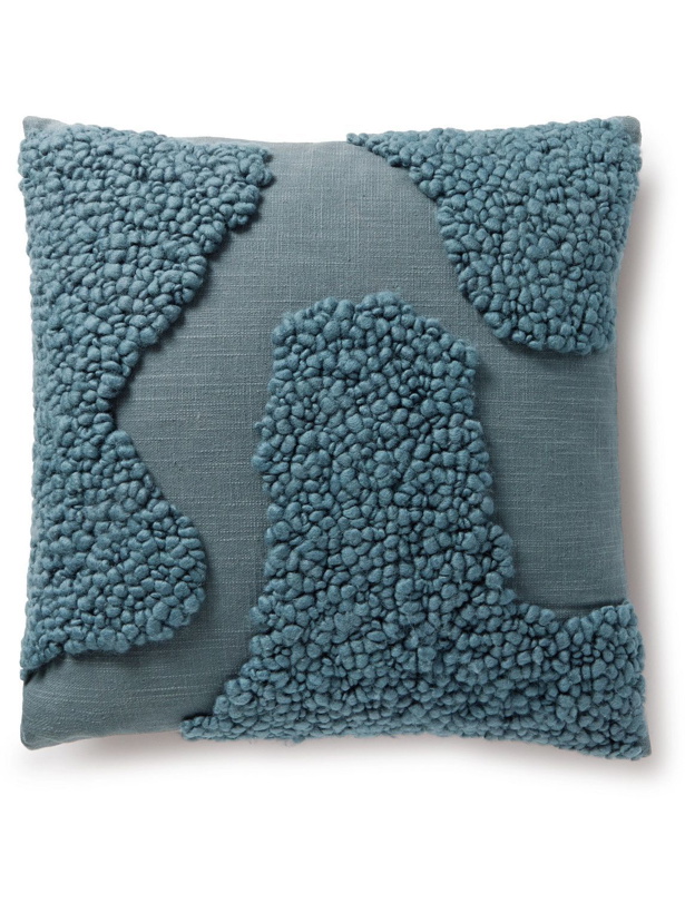 Photo: The Conran Shop - Sappa Wool-Embroidered Cotton-Canvas Cushion