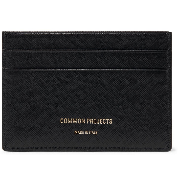 Photo: Common Projects - Cross-Grain Leather Cardholder - Black