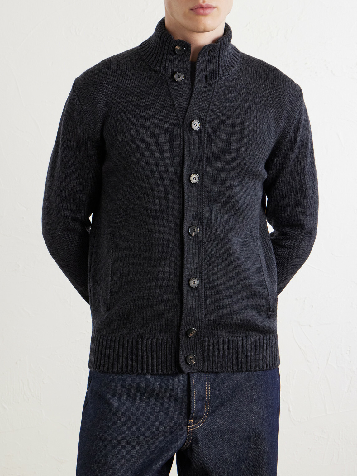 Slowear - Wool Cardigan - Gray