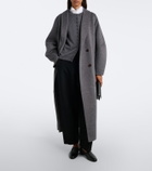 Lisa Yang Double-breasted wool and cashmere coat