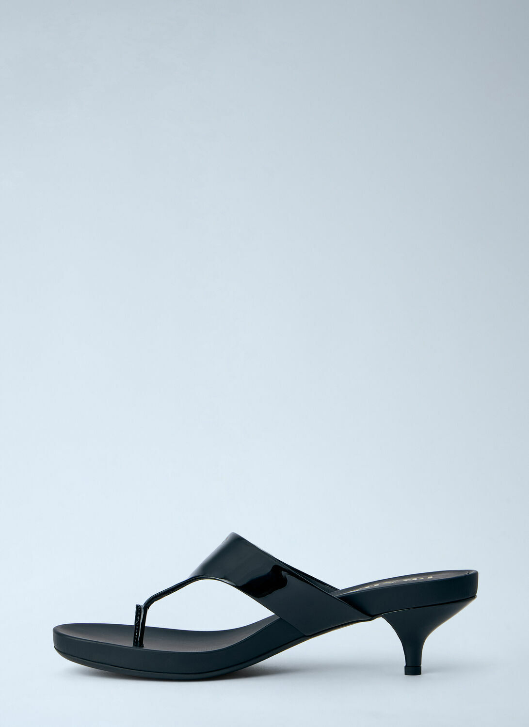 Prada Patent Leather Thong Sandals