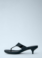 Prada Patent Leather Thong Sandals