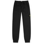 Stone Island Men's Garment Dyed Pocket Sweat Pants in Black