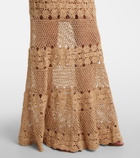 Anna Kosturova Marianne crochet cotton maxi dress