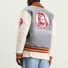 ICECREAM Men's Waitress Varsity Jacket in Grey