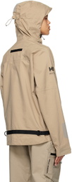 HH-118389225 Beige Arc Storm Shell Jacket