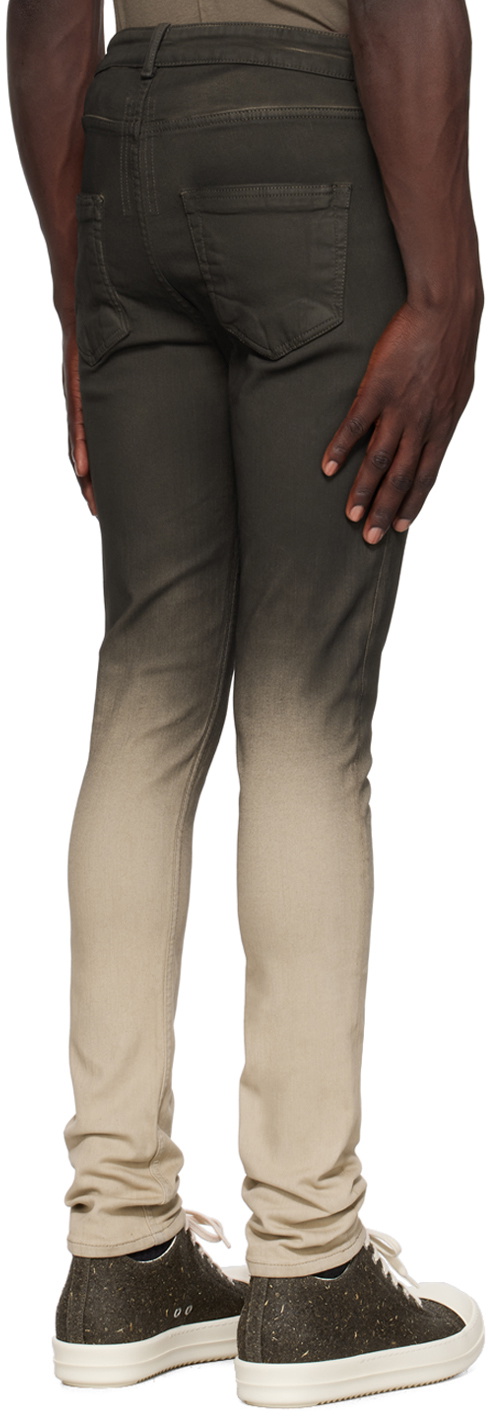 Rick Owens DRKSHDW Black & Off-White Tyrone Jeans