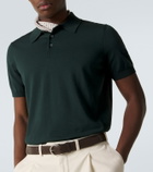 Dunhill Cotton and silk polo shirt
