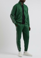 Boss Panelled Cotton-blend Sweatpants Green