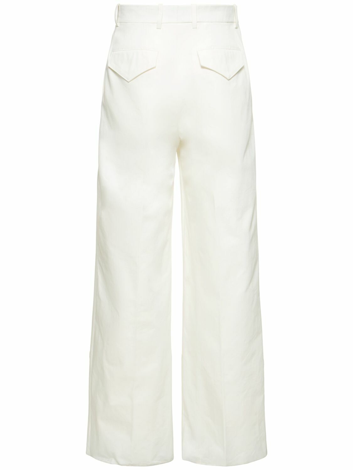 パンツ Jil Sander Wide Pants In Cotton Gabardine Jil Sander - Wide-leg cotton gabardine pants Jil Sander