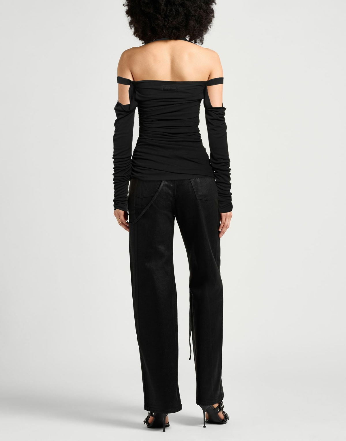 The Attico Womens Top in Black