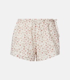 Posse Charlotte floral cotton shorts