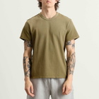 Les Tien Men's Pique Cotton T-Shirt in Military Ice