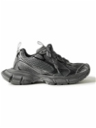 Balenciaga - 3XL Distressed Mesh and Rubber Sneakers - Gray