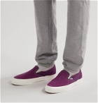 Vans - OG Classic LX Suede and Canvas Slip-On Sneakers - Purple