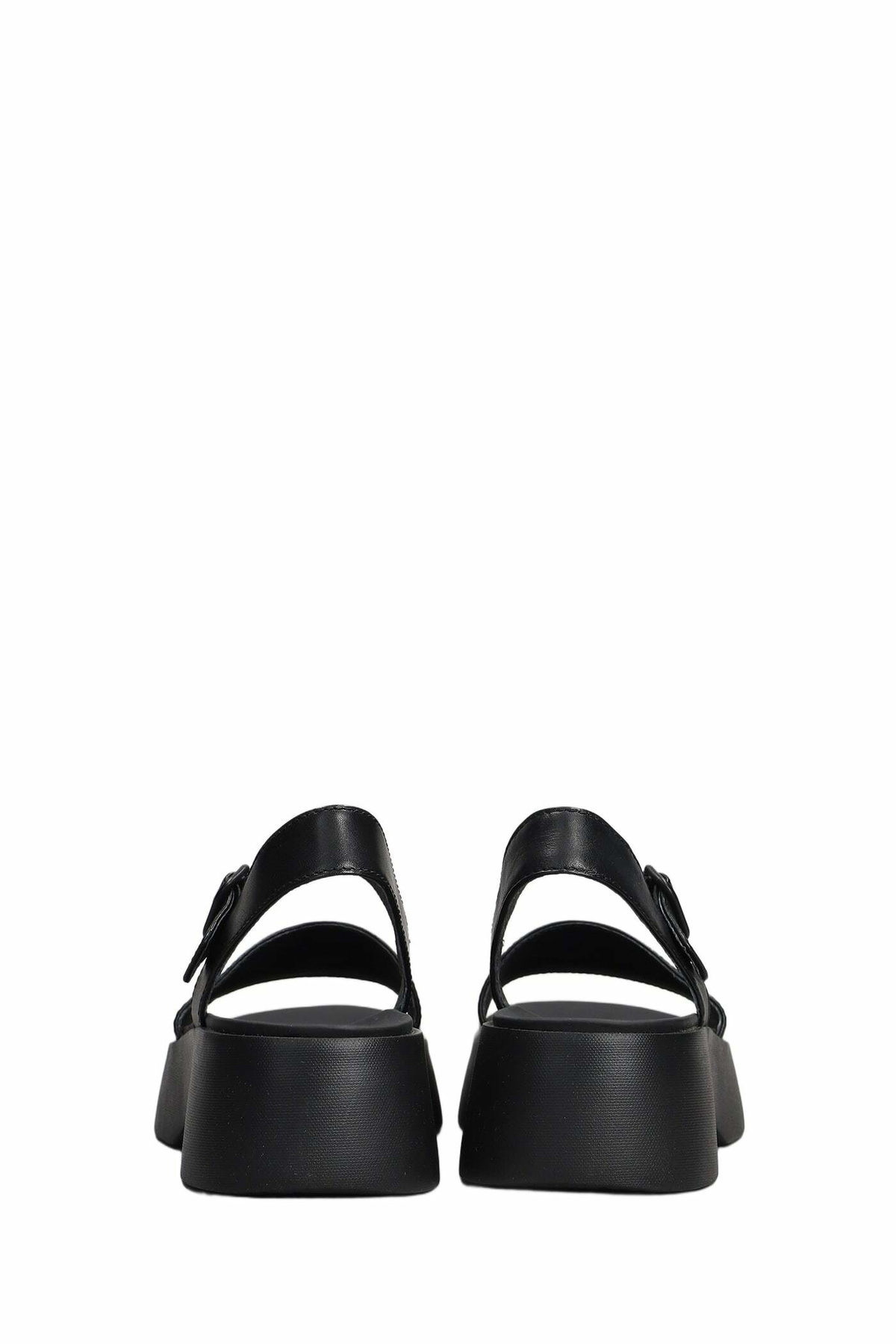 Camper Tasha Sandals In Black Leather