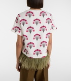 La DoubleJ La Scala printed cotton jersey T-shirt