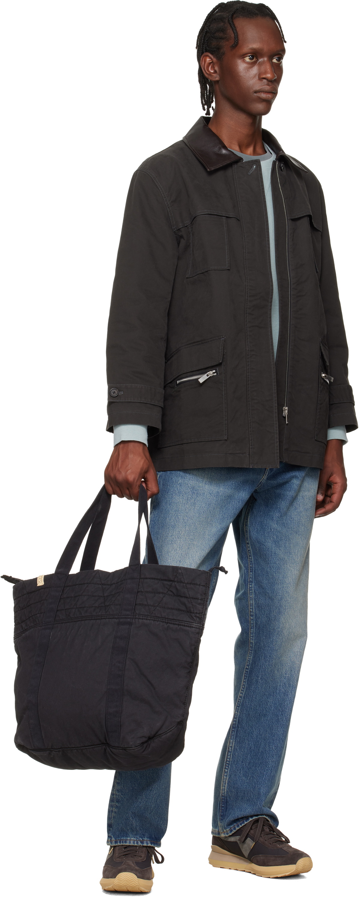 visvim Black Medium N.A.P. Tote