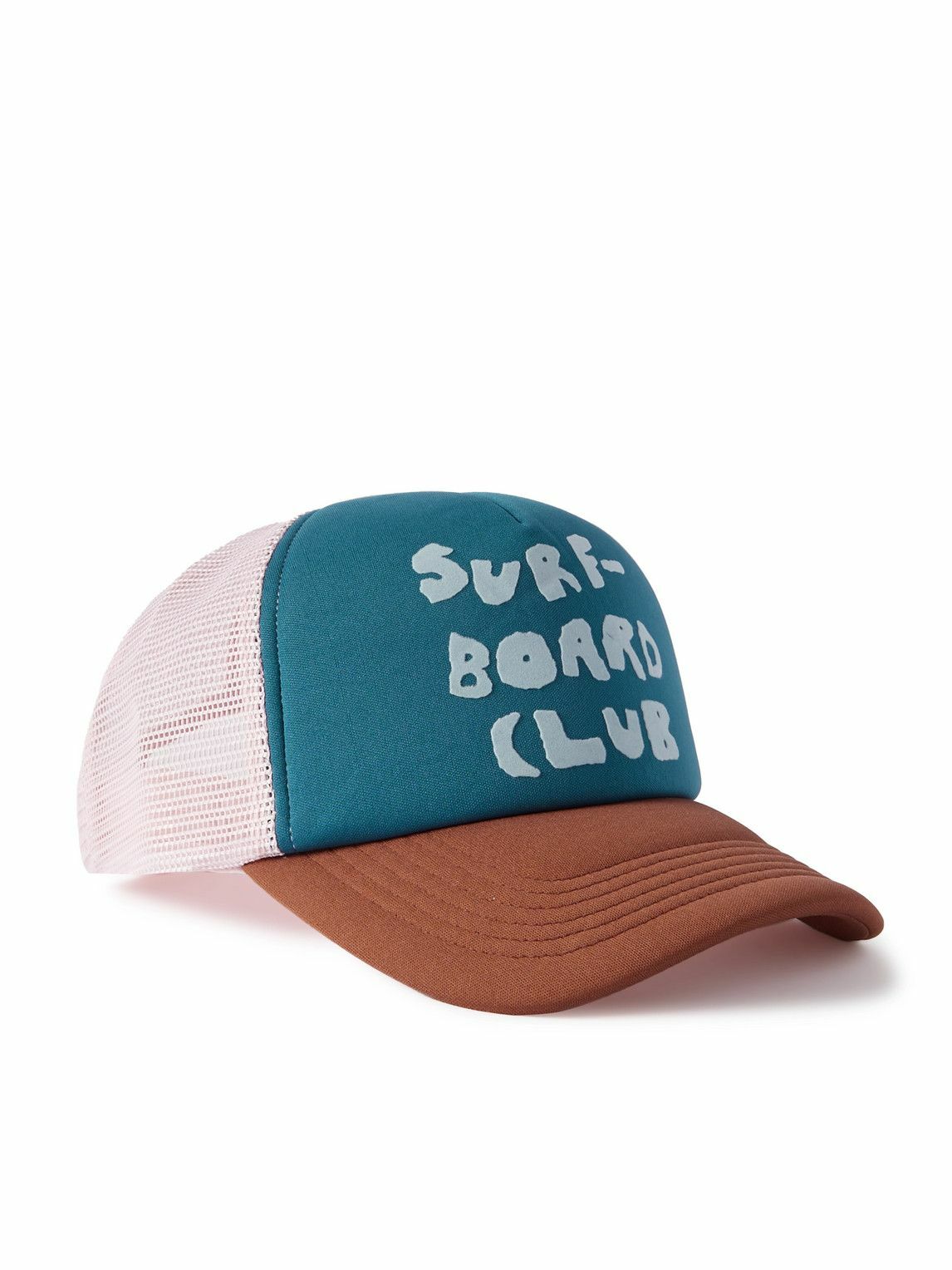 【新品】STOCKHOLM SURFBOARD CLUB メッシュキャップ Stockholm Surfboard Club - Logo-Flocked Scuba and Mesh