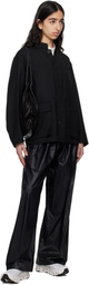 Snow Peak Black Hybrid Wool Utility Jacket
