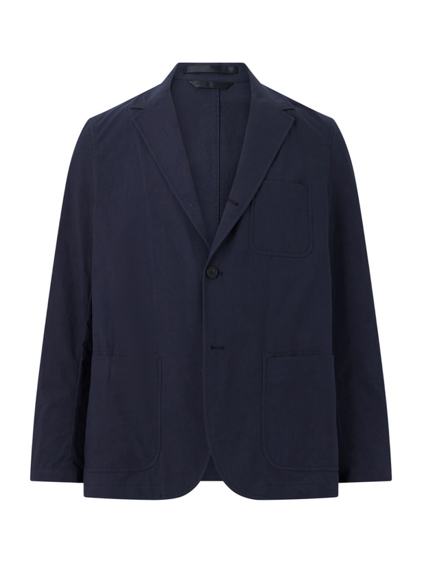 Photo: Sunspel - Cotton-Poplin Suit Jacket - Blue