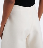 Alaïa Wool crêpe barrel-leg pants