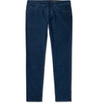 Dolce & Gabbana - Skinny-Fit Cotton-Blend Corduroy Trousers - Blue