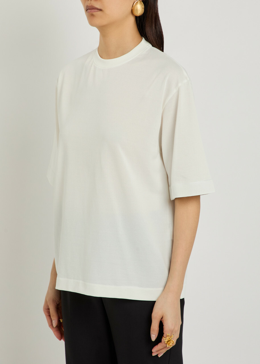 Jacquemus Le Tshirt Ventadou Woven T-shirt White