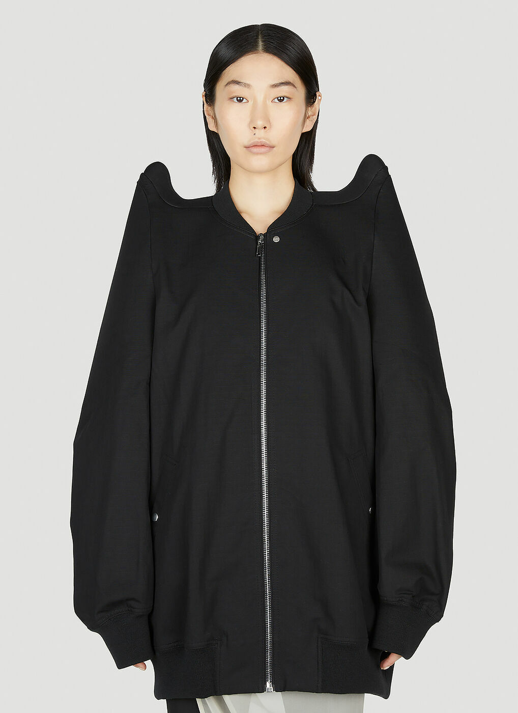 Rick Owens - Jumbo Bomber Jacket In Black Rick Owens