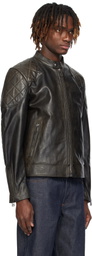 Belstaff Black Outlaw Leather Jacket