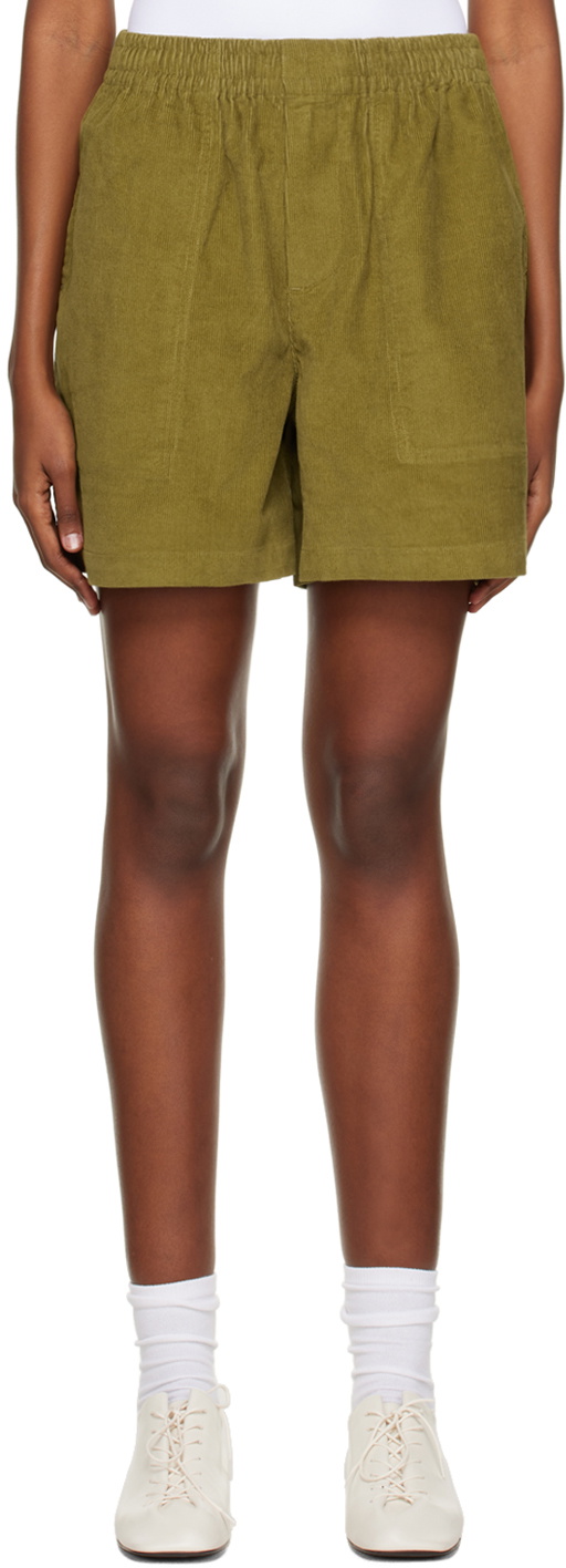 Bode Khaki Jumping Jockey Rugby Shorts Bode