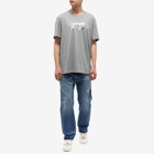 Isabel Marant Men's Hanorih Foil Logo T-Shirt in Grey