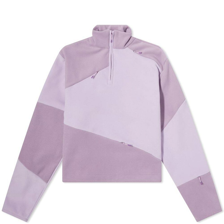 Photo: Daniëlle Cathari Women's x Woolrich Pocket Knit in Two-Toned Lavender
