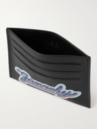 GIVENCHY - Logo-Print Leather Cardholder - Black