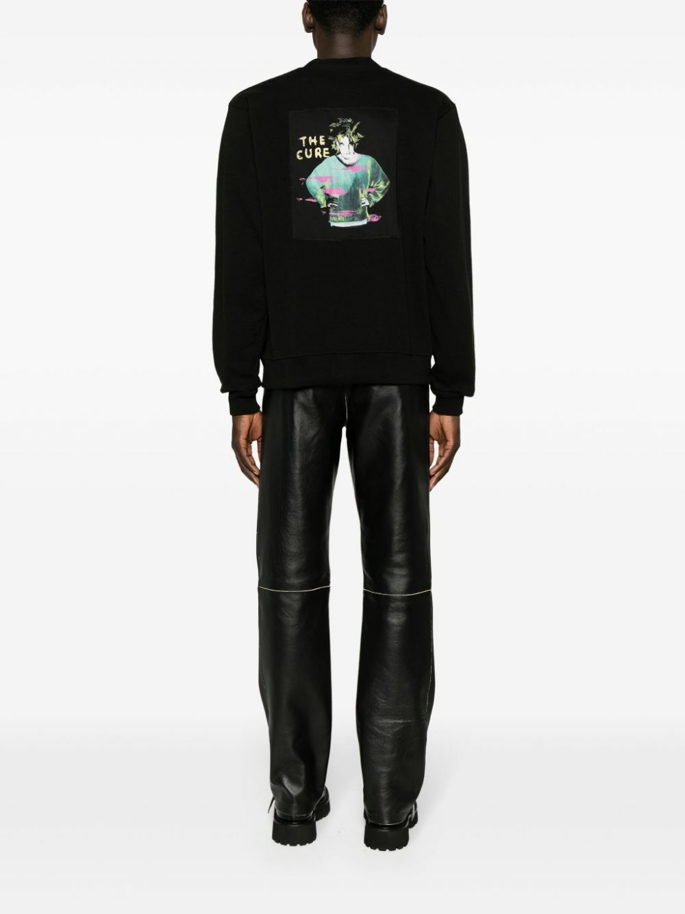 NOAH NY X The Cure Black Rugby Cotton Cardigan Noah NYC