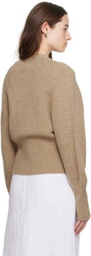 Deiji Studios Beige 'The Cropped' Cardigan