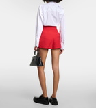 Valentino Crêpe Couture high-rise shorts