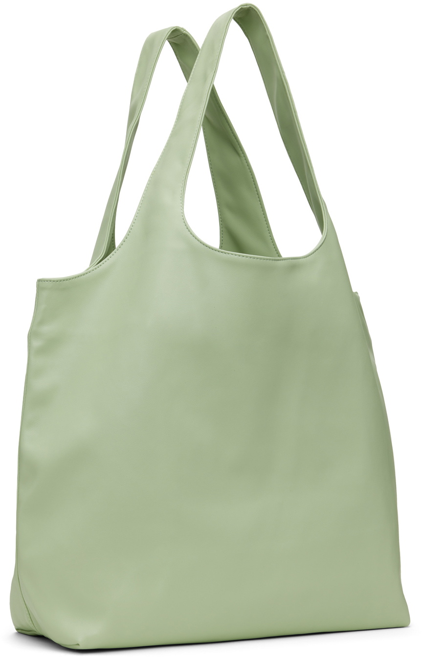 【関税込み】Ninon Shopper Bag - A.P.C. - Synthetic - Green A.P.C.: Green Ninon Tote | SSENSE