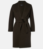 'S Max Mara Virgin wool wrap coat