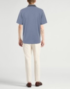 Brioni Mens Polo shirt Slate in Blue