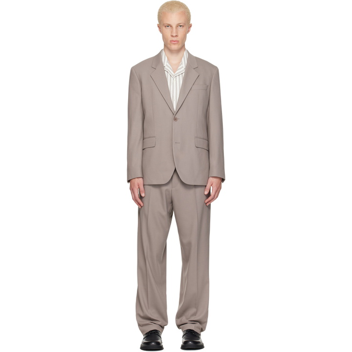 Photo: Hugo Taupe Two-Piece Modern-Fit Stretch Twill Suit
