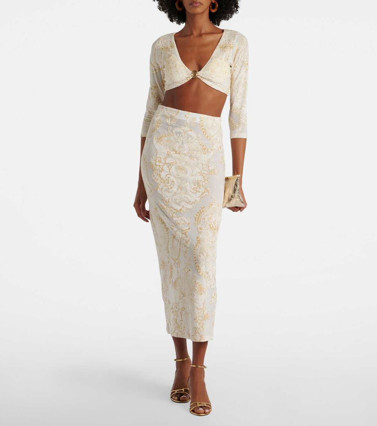 Roberto Cavalli Embellished top