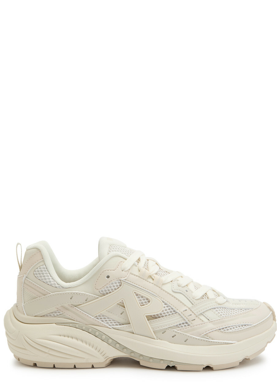 Represent Storm Panelled Mesh Trainers Off White
