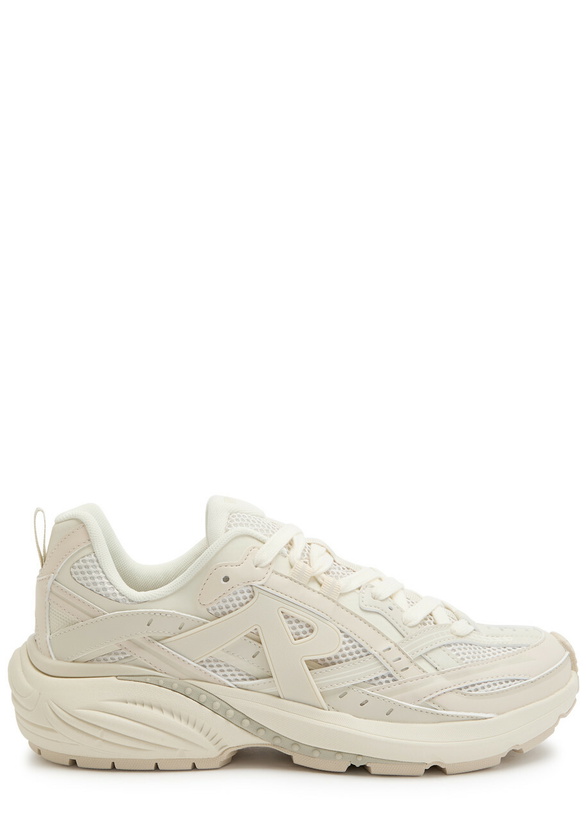 Photo: Represent Storm Panelled Mesh Trainers Off White