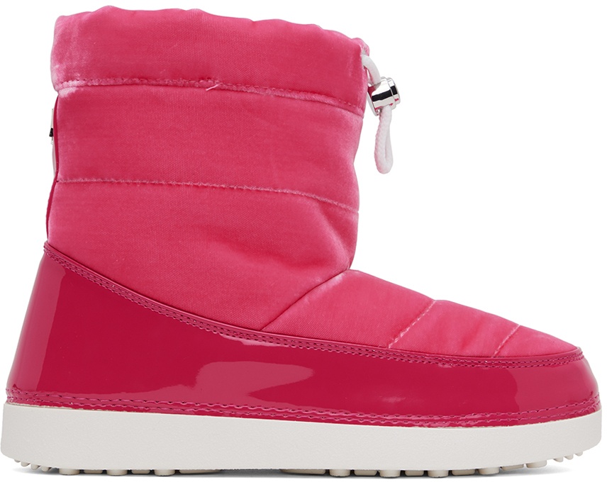 Photo: Giuseppe Zanotti Pink Snow Velvet Boots