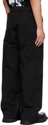 Julius Black Drawstring Cargo Pants