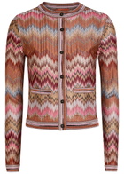 Missoni Zigzag Fine-knit Cardigan Multicoloured