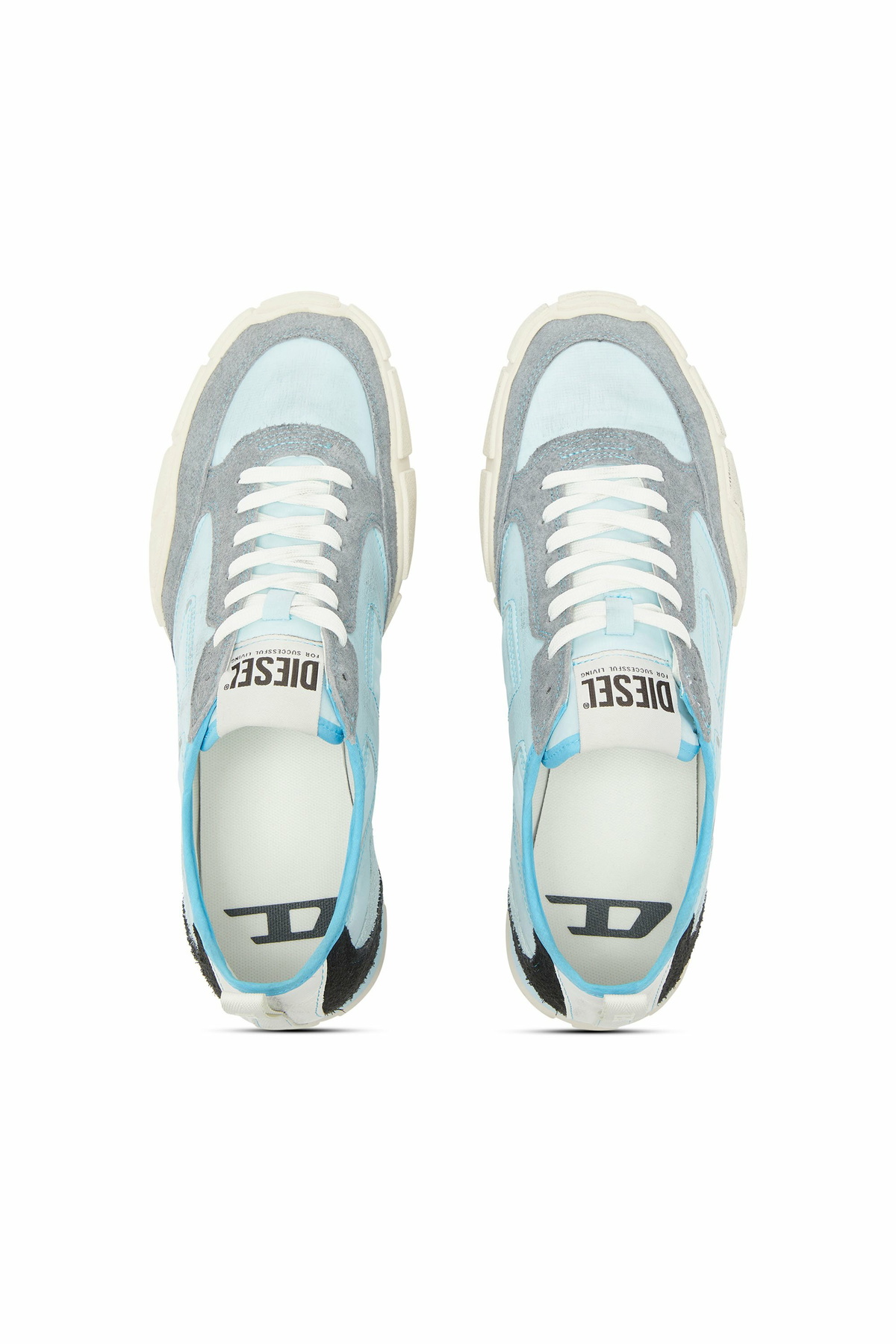 Diesel S-Pagodha - Sneakers in leather and nylon - Sneakers Mens in Blue