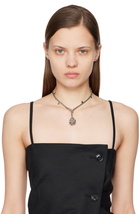 Marland Backus Silver Rosebud Necklace