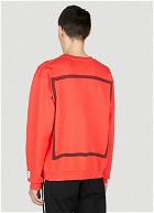 Gallery Dept. - Musique Crew Neck Sweatshirt in Red